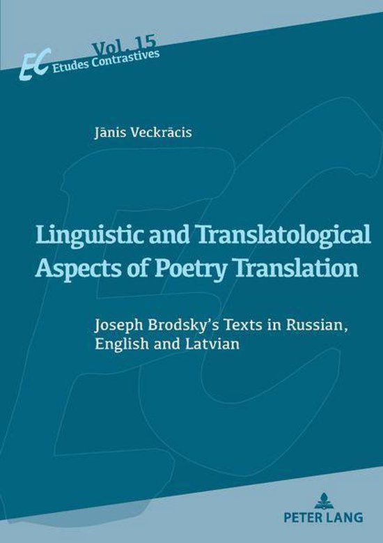 Etudes contrastives / Contrastive Studies 15 - Linguistic an ... - cover