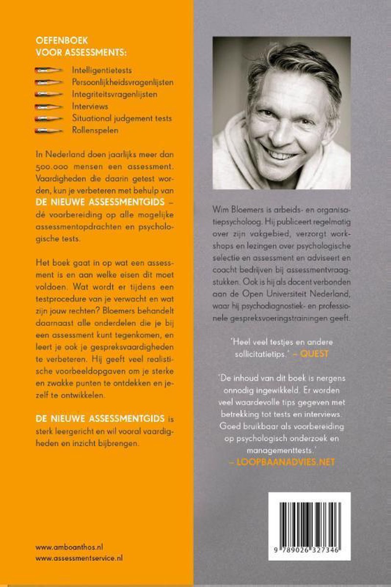 De nieuwe assessmentgids - back cover