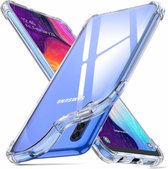 Shock case geschikt voor Samsung  Galaxy A50 - transparant