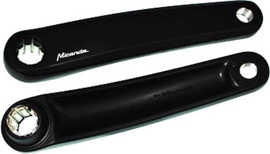 Miranda Crankstel voor e-bike - 170mm - matzwart - geschikt voor Bosch motoren -...