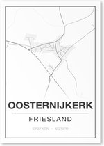 Poster/plattegrond OOSTERNIJKERK - A4