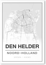 Poster/plattegrond DENHELDER - A4