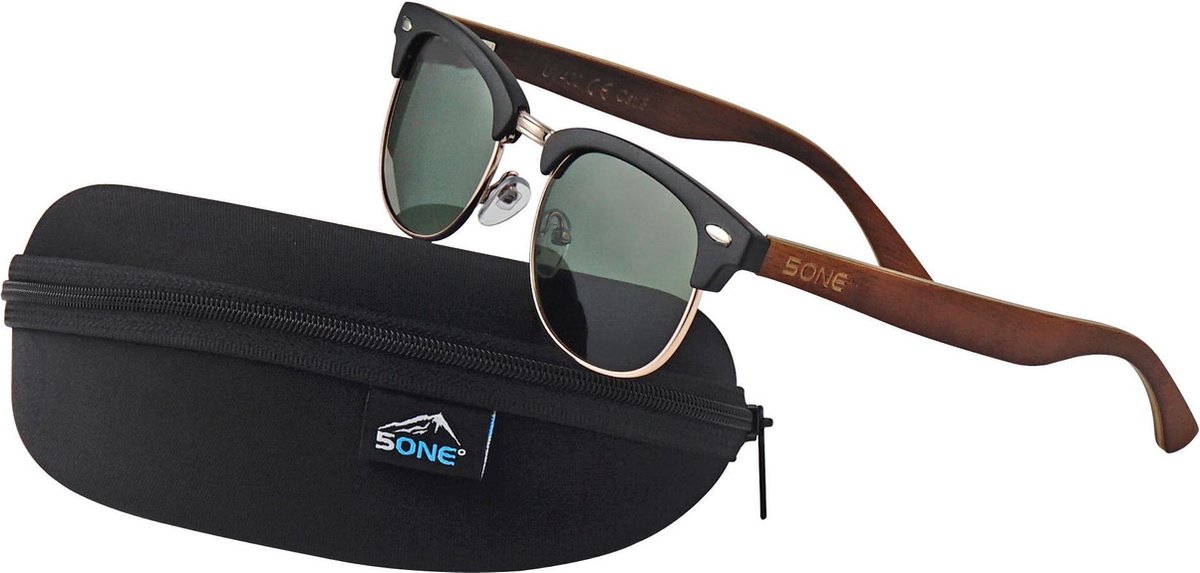 5one® Capri Black - Grijze lens met zwart montuur