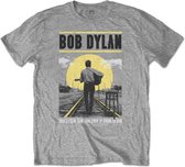 Bob Dylan Heren Tshirt -L- Slow Train Grijs