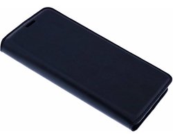 Luxe Zwart Flip Cover met Magneetsluiting Samsung Galaxy J4 Plus - van Bixb