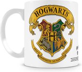 Harry Potter Mok/beker Hogwarts Crest Wit