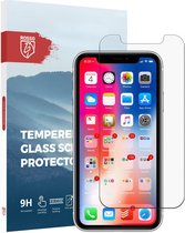 Rosso 9H Tempered Glass Screen Protector Geschikt voor Apple iPhone XR | Glasplaatje | Beschermlaag | Beschermglas | 9H Hardheid