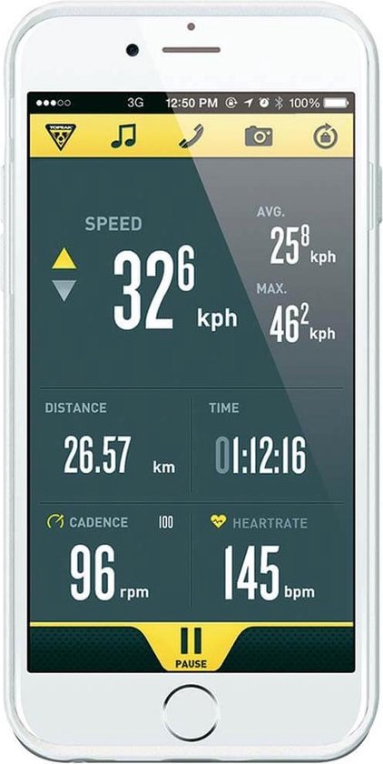 Ik was verrast toewijzen gemiddelde Topeak smartphone houder RideCase Iphone 6+/6S+/7+/8+ wit compleet | bol.com