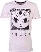 Nintendo Zelda Heren T-shirt -M- Hyrule Princess Roze