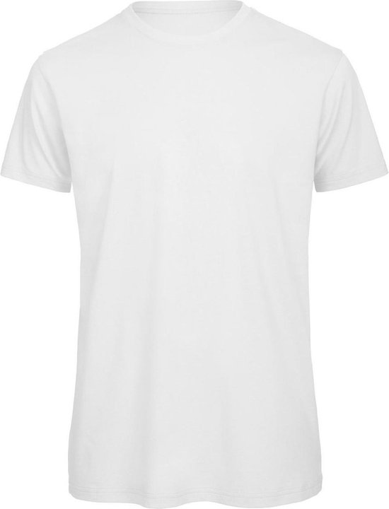 Senvi 5 pack T-Shirt -100% biologisch katoen - Kleur: Wit - S