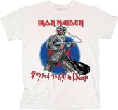 Iron Maiden - Chicago Mutants Heren T-shirt - M - Wit