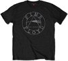 Pink Floyd - Circle Logo Heren T-shirt - M - Zwart