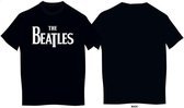 The Beatles Kinder Tshirt -Kids tm 8 jaar- Drop T Logo Zwart