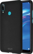 Azuri Huawei Y7 (2019) hoesje - Zand textuur backcover - Zwart