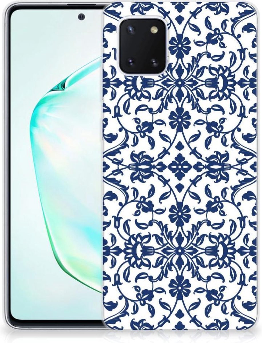 Samsung Galaxy Note 10 Lite TPU Case Flower Blue