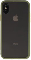 iPhone X & iPhone XS Hoesje Hard Case Backcover Telefoonhoesje Groen