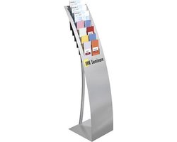 Folderhouder Counter 7 vakken vloer folderrek