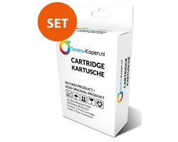 Toners-kopen.nl Epson C13T35914010 - Inktcartridge Multipack 4-delig - 1x Zwart, 1x Cyaan, 1x Magenta, 1x Geel - Huismerk Compatible - Geschikt voor Epson WorkForce…