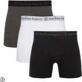 Bamboo Basics 3P Rico Heren Boxershorts - Maat L