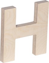 Trixie Letter H 18 X 2,1 Cm Hout Naturel