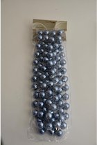Kerstboom Versiering - Kralenketting Plastic Jeans Blauw 20mmx270cm