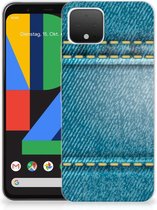 Google Pixel 4 Silicone Back Cover Jeans