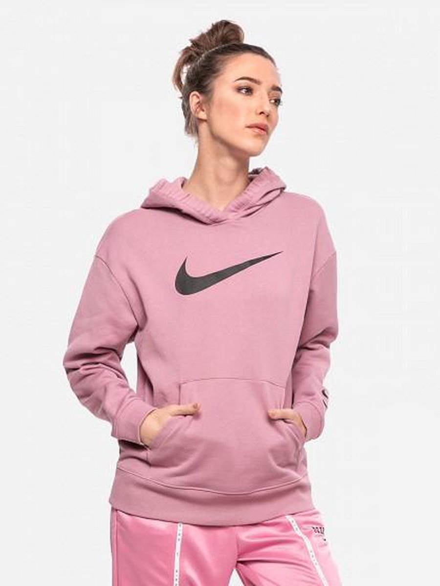 Nike Sportswear Swoosh sweater dames roze " | bol.com