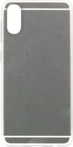 ADEL Siliconen Back Cover Softcase Hoesje Geschikt voor Samsung Galaxy A50(s)/ A30s - Spiegel Zilver