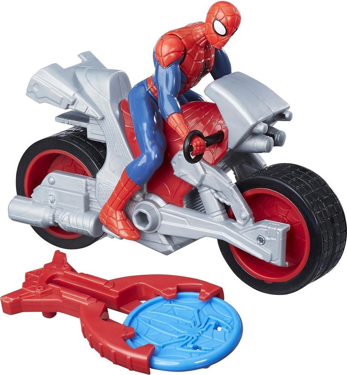 Marvel Motor Blast N' Go Racer Spider-man 12 Cm Rood - Marvel