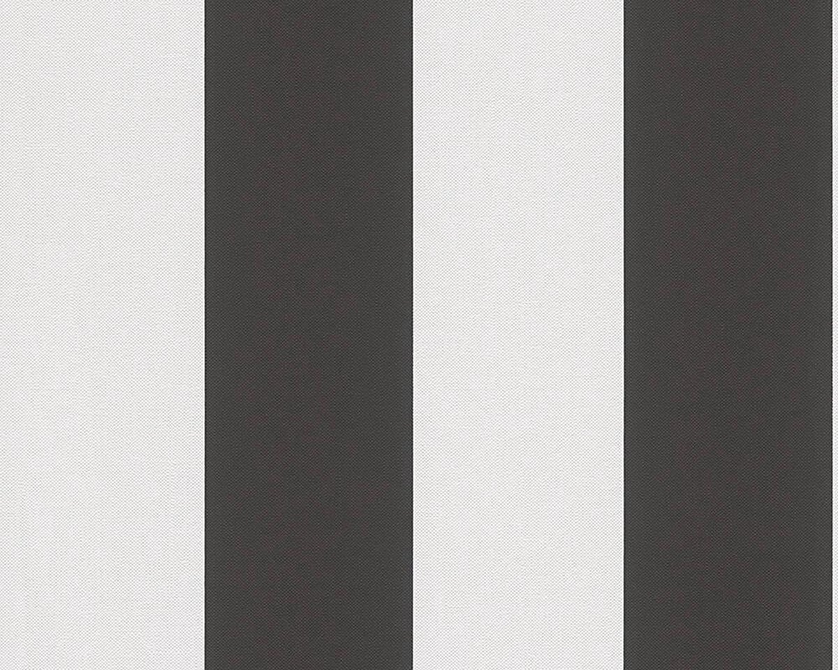 STREPEN BEHANG | Modern - zwart wit - A.S. Création Elegance 3