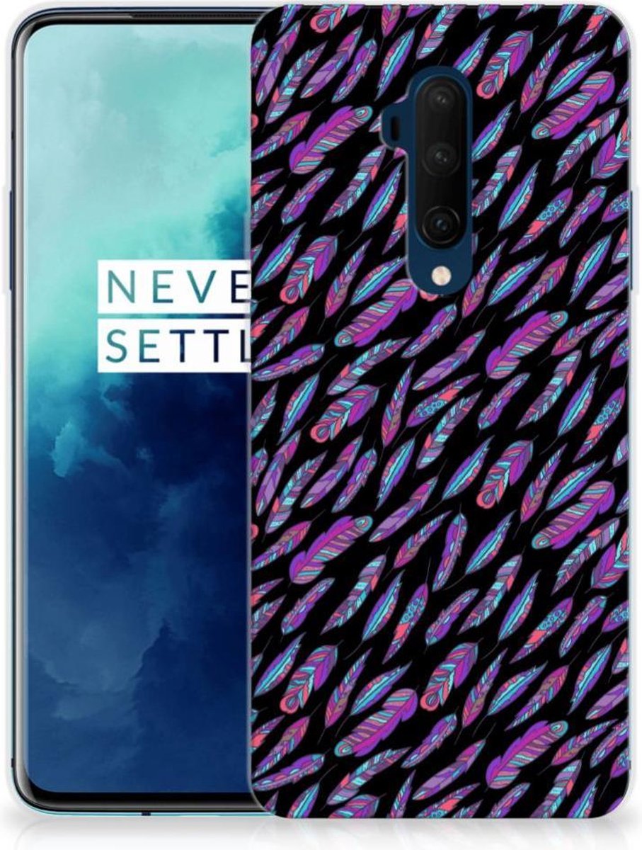 OnePlus 7T Pro TPU bumper Feathers Color