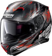 Nolan N87 Carnival 84 Flat Black Red Anthracite Integraalhelm - Motorhelm - Maat S