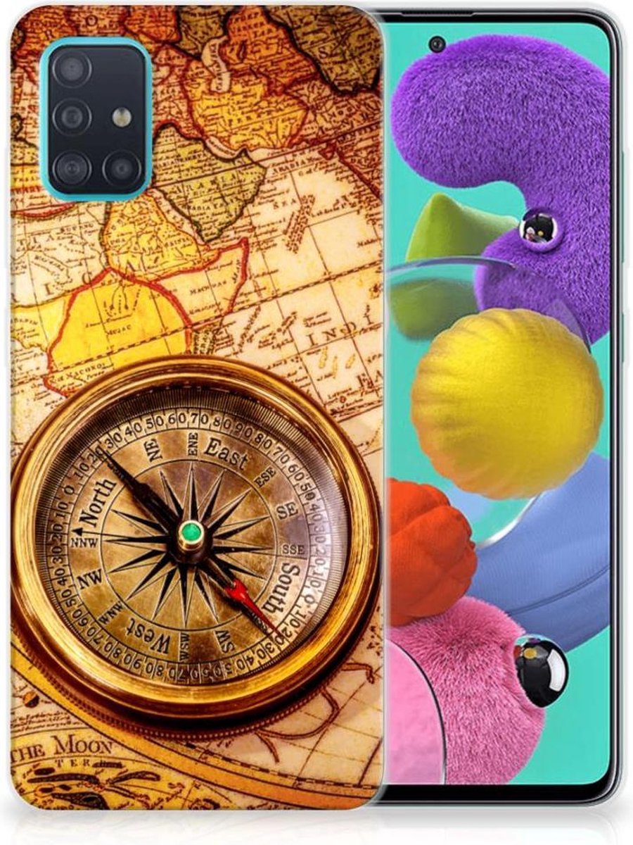 Samsung Galaxy A51 Siliconen Back Cover Kompas