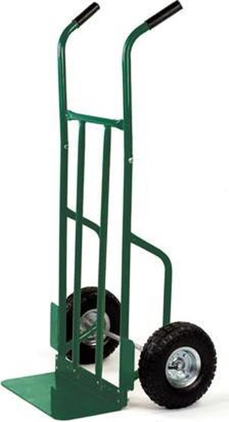 Toolland Steekwagen voor hout, groen, laadvermogen 250 kg | bol.com