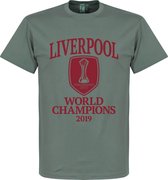 Liverpool World Club Champions 2019 T-shirt - Grijs - XL