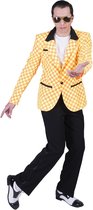 Funny Fashion - Rock & Roll Kostuum - Jasje Bill Rock And Roll Oranje Geel Man - Geel, Oranje - Maat 56-58 - Carnavalskleding - Verkleedkleding