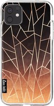 Casetastic Apple iPhone 11 Hoesje - Softcover Hoesje met Design - Shattered Ombre Print