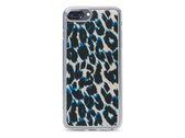 Apple iPhone 8 Plus Hoesje - My Style - Magneta Serie - TPU Backcover - Blue Leopard - Hoesje Geschikt Voor Apple iPhone 8 Plus