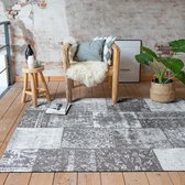 Patchwork vloerkleed - Dreams Grijs 70x140cm