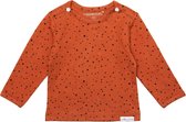 Noppies Unisex T-shirt longsleeve Kris - Spicy Ginger - Maat 62