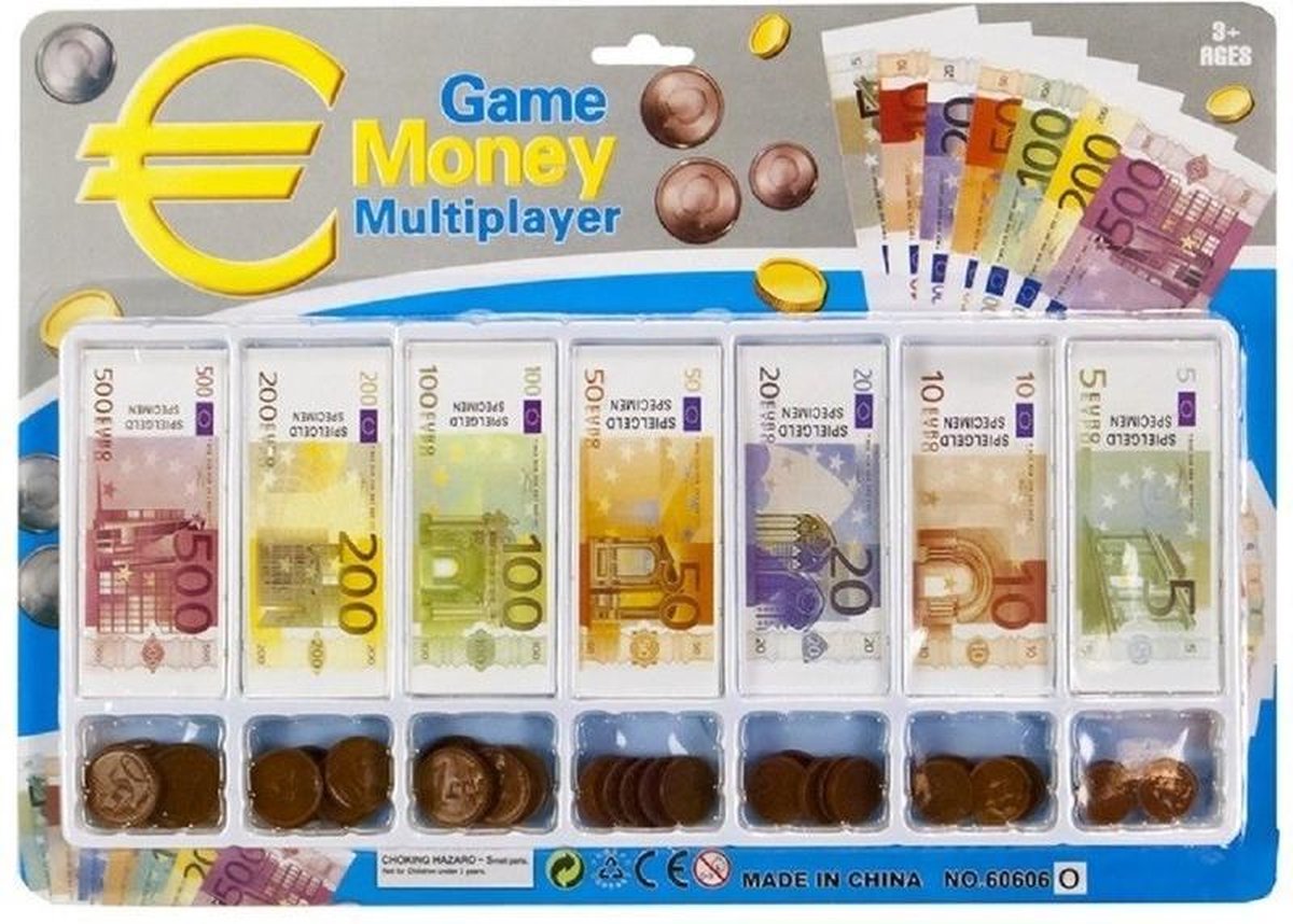 Iets Uitstekend volwassene Euro speelgeld in kassalade - Speelgoed geld - Nepgeld - Winkeltje spelen  voor kinderen | bol.com