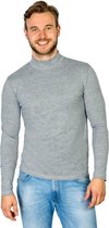 Col T-shirt met lange mouwen marineblauw maat XL