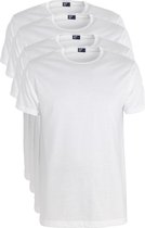 Actie 4-pack: Alan Red T-shirts Derby - O-hals - wit -  Maat M