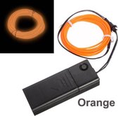 El wire / Wire - 5 mètres - Sur batterie - Orange