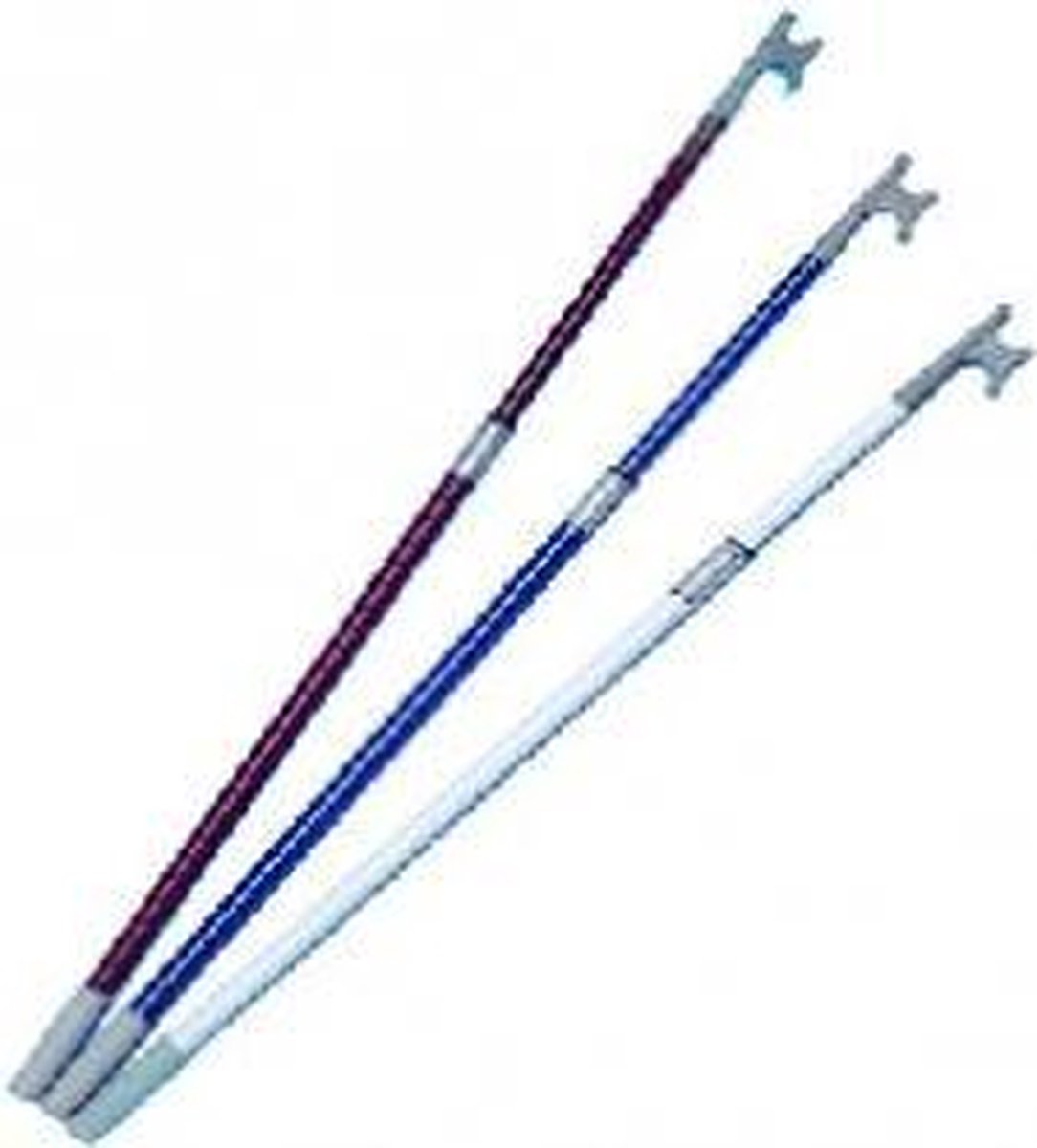 Telescopische boot haak (lengte 120-200cm, doorsnede 30-25mm) kleur rood (GS70058)