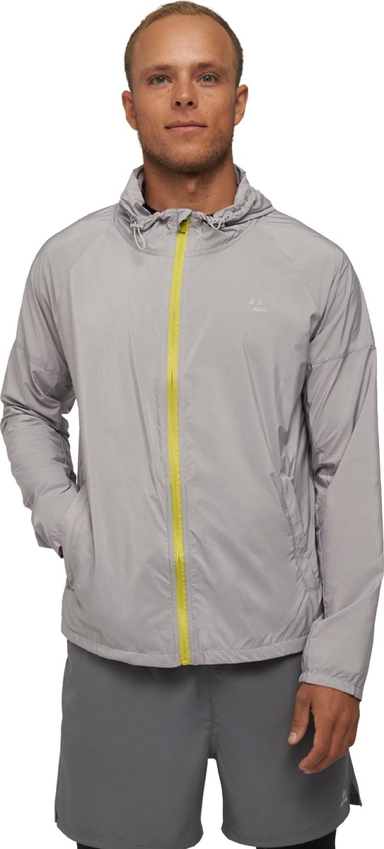 DANISH ENDURANCE Windjack Outdoorjas Lichtgewicht Ademend Heren Zilver