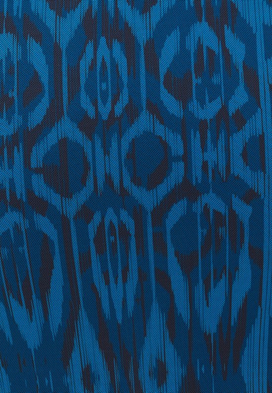 Like Flo rok met all over print en ruches geel