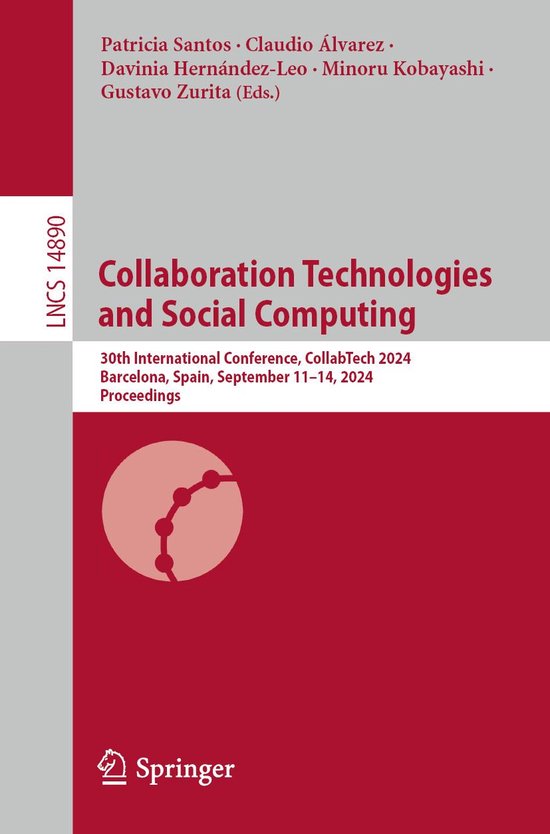 Springer Nature Proceedings Computer Science - Collaboration ... - cover