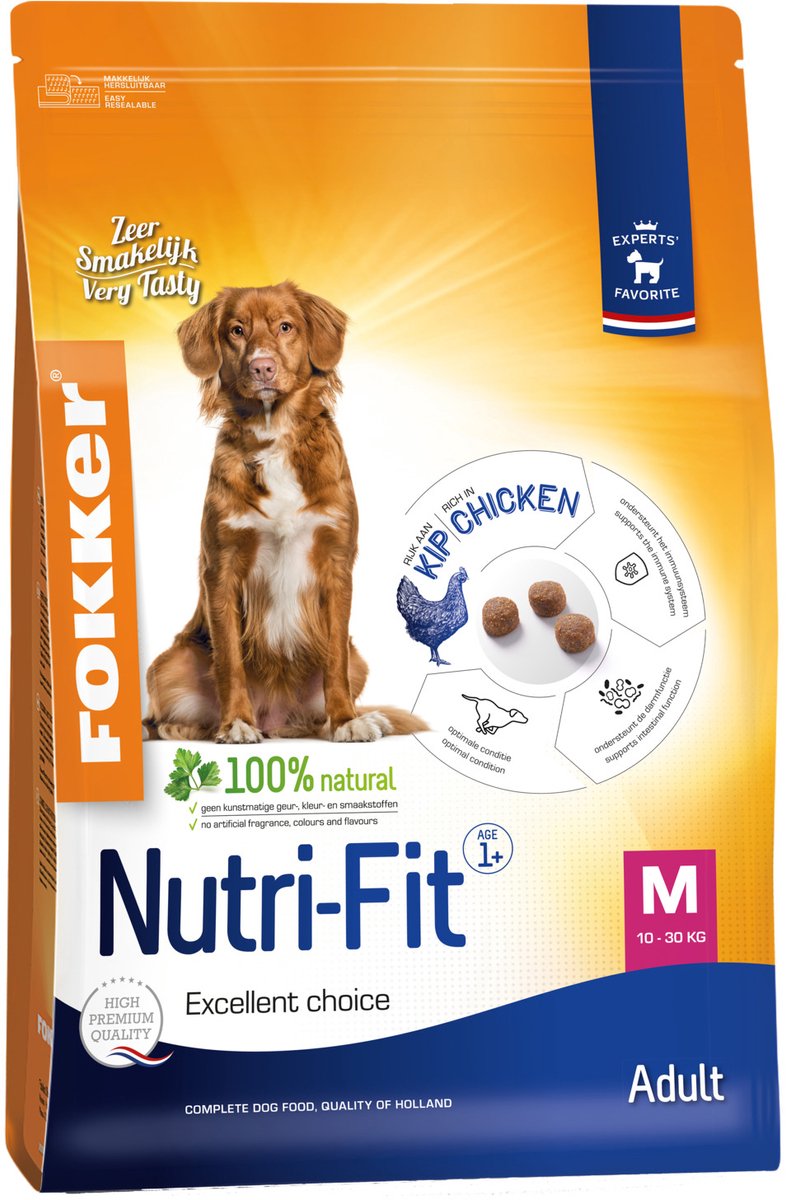 Fokker Hondenvoer Nutri-Fit M