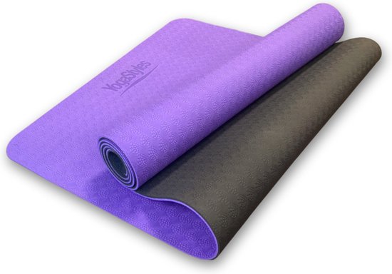 Yogastyles TPE Yogamat in Paars